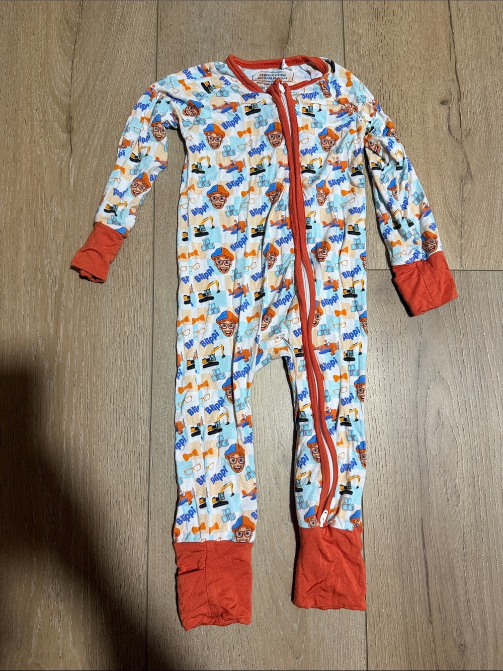 Bamboo zippy|Blippi print|12-18M